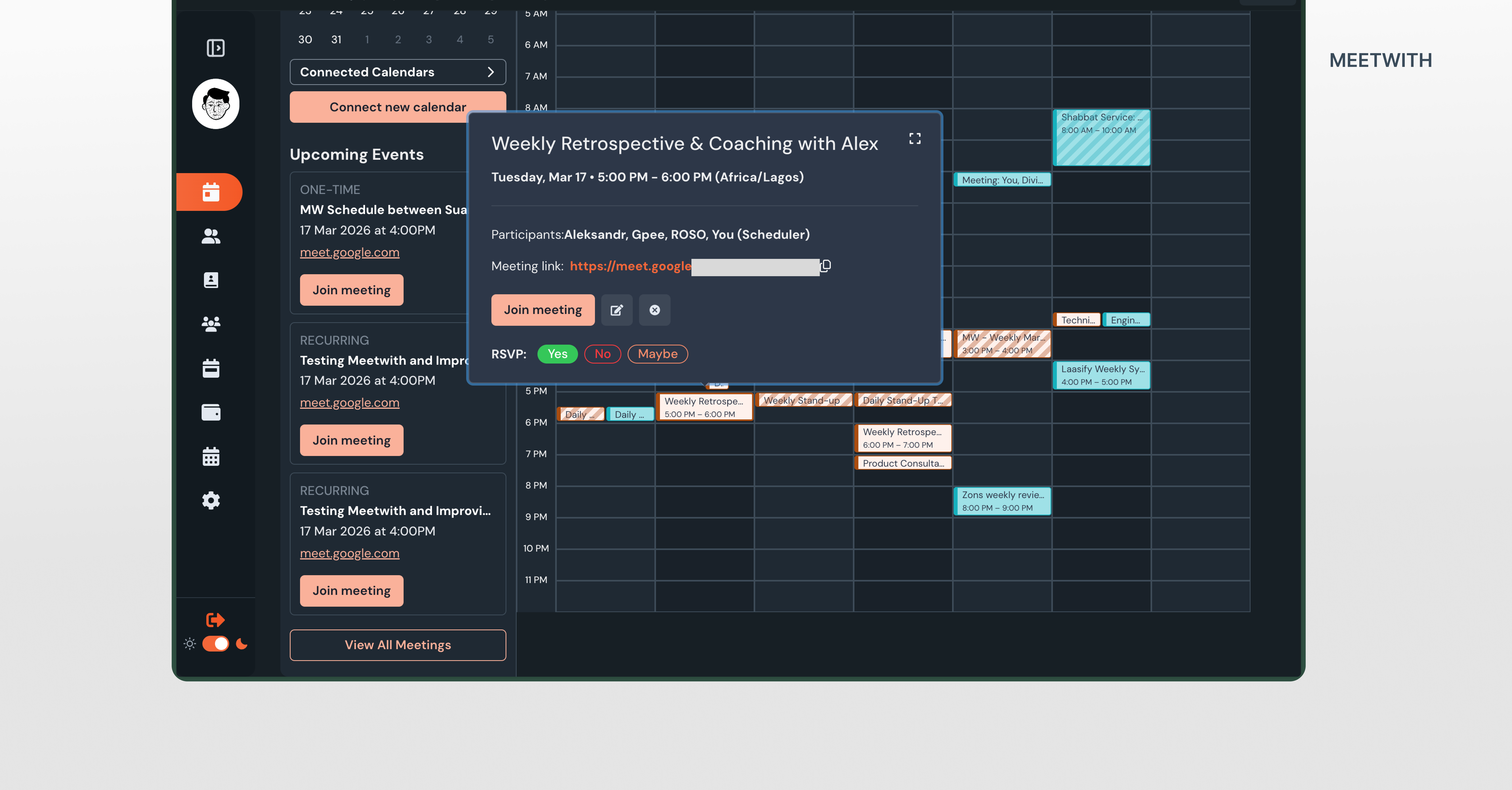 An actionable timeline
