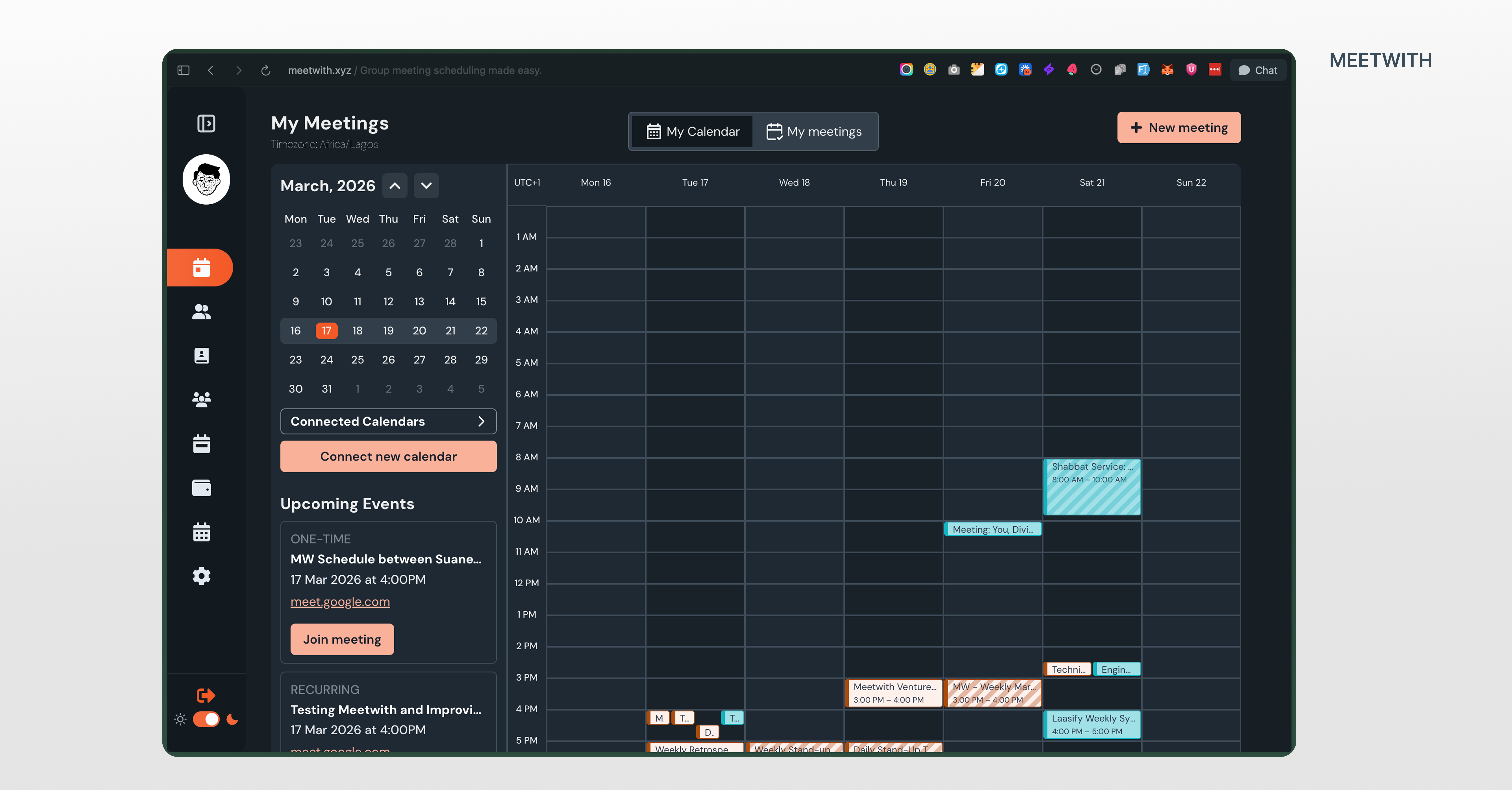 An actionable timeline